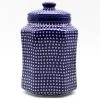 Janelle Imports Lg Airtight Canister In Blue Elegance