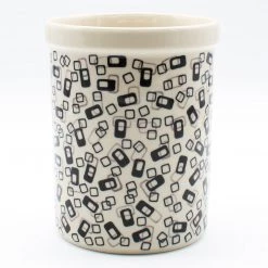 Janelle Imports Utensil Holder 2 Qt In Modern Gray & Black