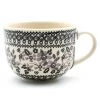 Janelle Imports Latte Cup 16 Oz In Gray & Black