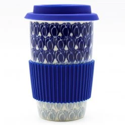 Janelle Imports Travel Cup 14 Oz In Perennial Bulbs