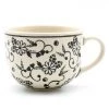 Janelle Imports Latte Cup 16 Oz In Midnight Garden