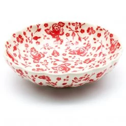 Janelle Imports Shell Bowl 6.5" In Antique Red