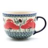 Janelle Imports Latte Cup 16 Oz In Polish Poppy