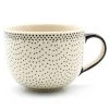 Janelle Imports Latte Cup 16 Oz In Black Elegance