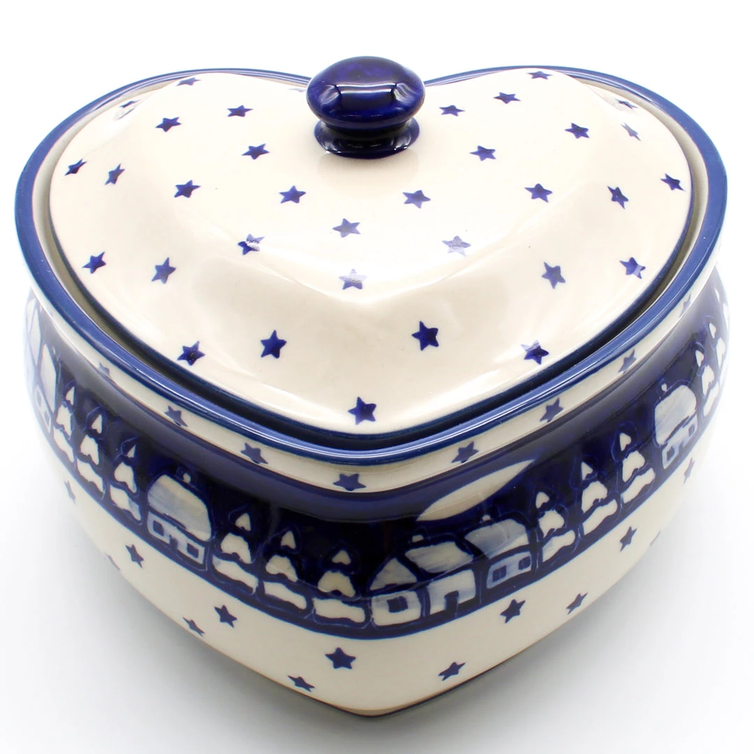 Janelle Imports Heart Covered Server 2 Qt In Winter 3 Janelle Imports Heart Covered Server 2 Qt In Winter