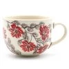 Janelle Imports Latte Cup 16 Oz In Red & Gray