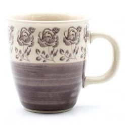 Janelle Imports Bistro Cup 10.5 Oz In Gray Rose