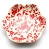 Janelle Imports Flower Plate In Antique Red