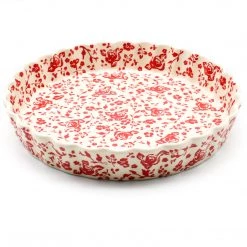 Janelle Imports Lg Tart Baker In Antique Red