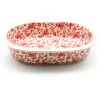 Janelle Imports Sm Oval Baker In Antique Red
