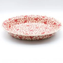 Janelle Imports Lg Deep Basia Server In Antique Red