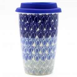 Janelle Imports Travel Cup 14 Oz In Perennial Bulbs