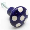 Janelle Imports Drawer Pull In White Polka-Dot