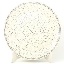 Janelle Imports Dinner Plate 11" In Black Elegance