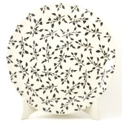 Janelle Imports Dinner Plate 11" In Simply Black