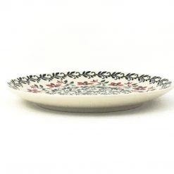 Janelle Imports Luncheon Plate In Red & Black