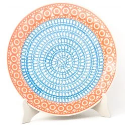 Janelle Imports Dinner Plate 10" In July Fun