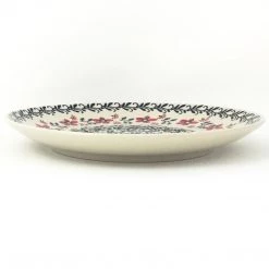 Janelle Imports Dinner Plate 10" In Red & Black