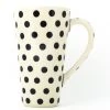 Janelle Imports Tall Cup 12 Oz In Black Polka-Dot
