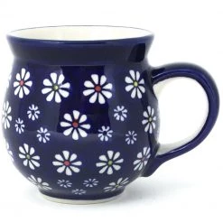 Janelle Imports Gentlemen's Cup 16 Oz In Flowers On Blue