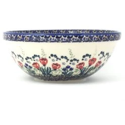 Janelle Imports New Soup Bowl 20 Oz In Red Tulips