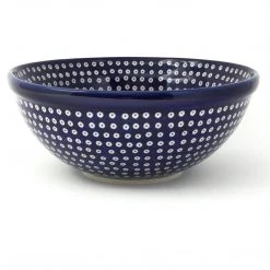Janelle Imports Round Bowl 32 Oz Blue Elegance
