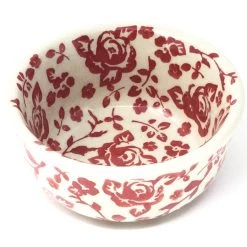 Janelle Imports Tiny Round Bowl 4 Oz In Antique Red