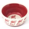 Janelle Imports Tiny Round Bowl 4 Oz In Red Rose