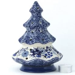 Janelle Imports Tree Tea Candle Holder In Stunning Blue