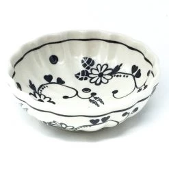 Janelle Imports Sm Shell Bowl 4.5" In Midnight Garden