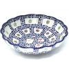 Janelle Imports Shell Bowl 6.5" In Modern Checkers