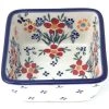 Janelle Imports Tiny Sq. Bowl 8 Oz In Delicate Flowers