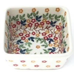 Janelle Imports Tiny Sq. Bowl 8 Oz In Tiny Flowers