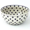 Janelle Imports Scalloped Bowl 48 Oz In Blue Polka-Dot