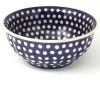 Janelle Imports Scalloped Bowl 64 Oz In White Polka-Dot