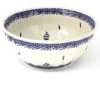 Janelle Imports Scalloped Bowl 64 Oz In Sailboat