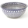 Janelle Imports Scalloped Bowl 128 Oz In Blue Cats