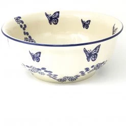 Janelle Imports Scalloped Bowl 128 Oz In Butterfly