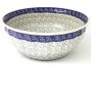 Janelle Imports Scalloped Bowl 128 Oz In Light & Dark Snowflake