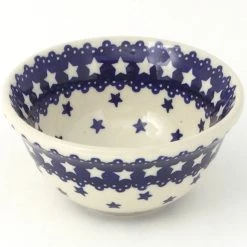 Janelle Imports Spice & Herb Bowl 8 Oz In Blue Stars