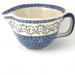 Janelle Imports Batter Bowl 64 Oz In Blue Meadow