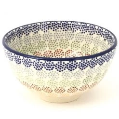 Janelle Imports Rice Bowl In Modern Dots