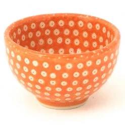 Janelle Imports Deep Soy Bowl In Orange Elegance