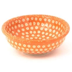 Janelle Imports Shallow Soy Bowl In Orange Elegance
