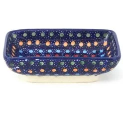 Janelle Imports Dipping Dish In Multi-Colored Dots