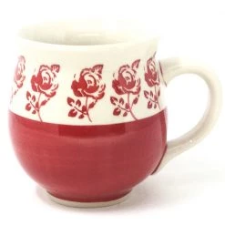 Janelle Imports Gentlemen's Cup 16 Oz In Red Rose