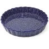 Janelle Imports Lg Tart Baker In Blue Elegance