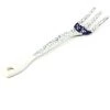 Janelle Imports Serving Fork 12" In Light & Dark Snowflake 1 Janelle Imports Serving Fork 12" In Light & Dark Snowflake