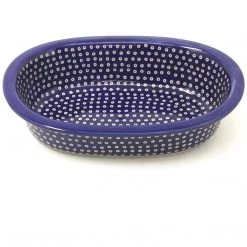 Janelle Imports Sm Oval Baker In Blue Elegance