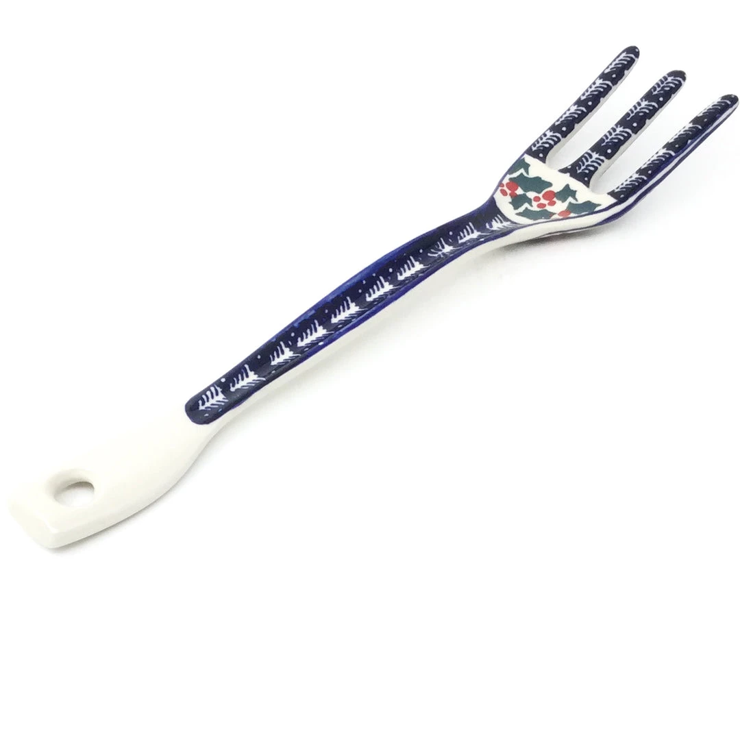 Janelle Imports Serving Fork 12" In Winter Holly 3 Janelle Imports Serving Fork 12" In Winter Holly